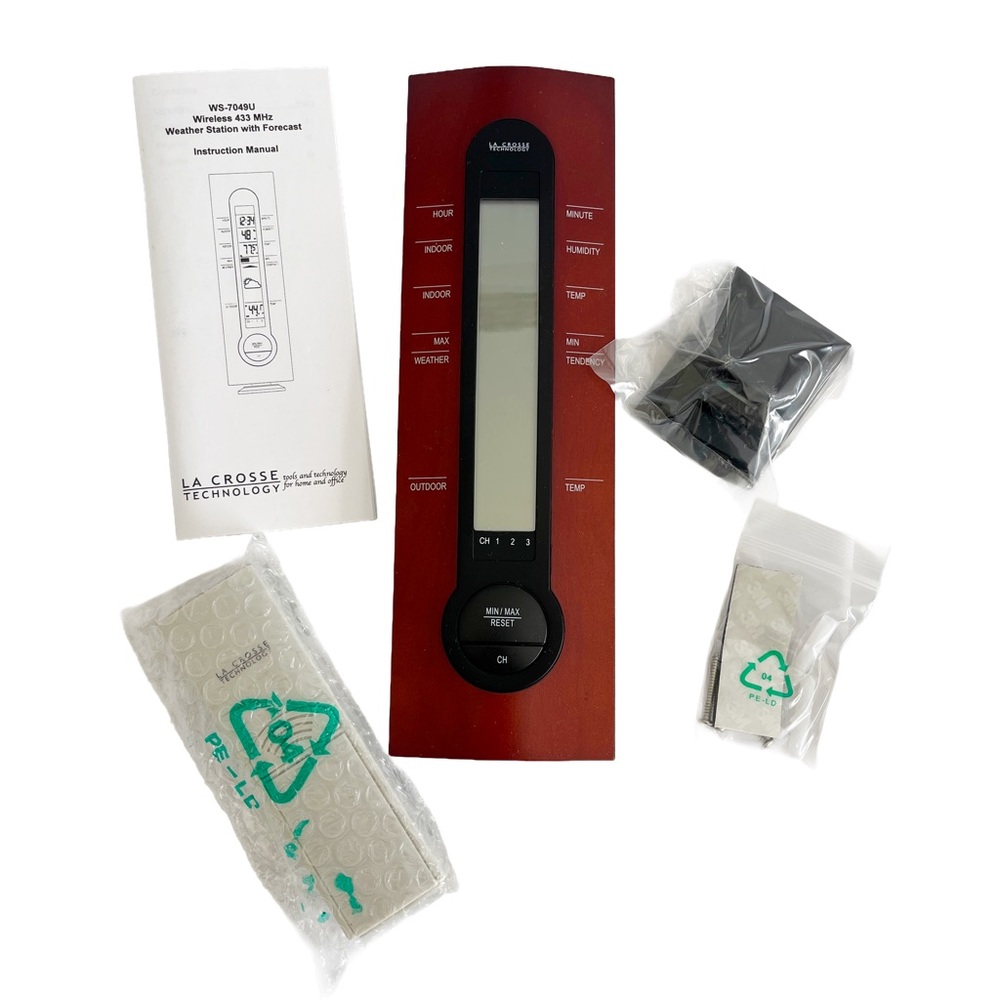 Wireless Weather Station - Black and Brown